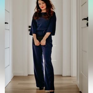 Women Casual Loose Short Sleeve Belted Wide Leg Pant Romper Jumpsuits Brand New